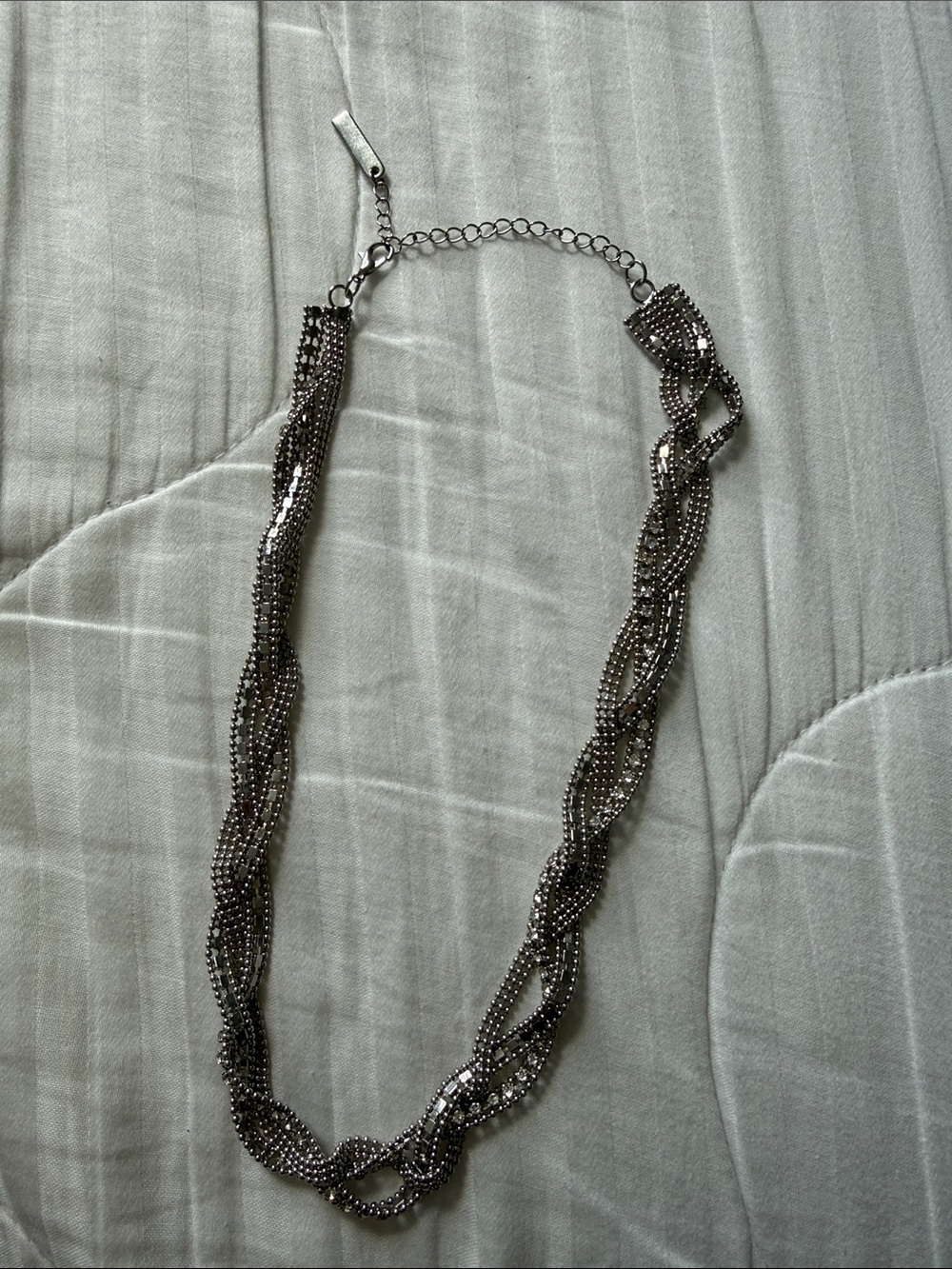 Joe Fresh Silver-Tone Twisted Multi-Chain Necklace